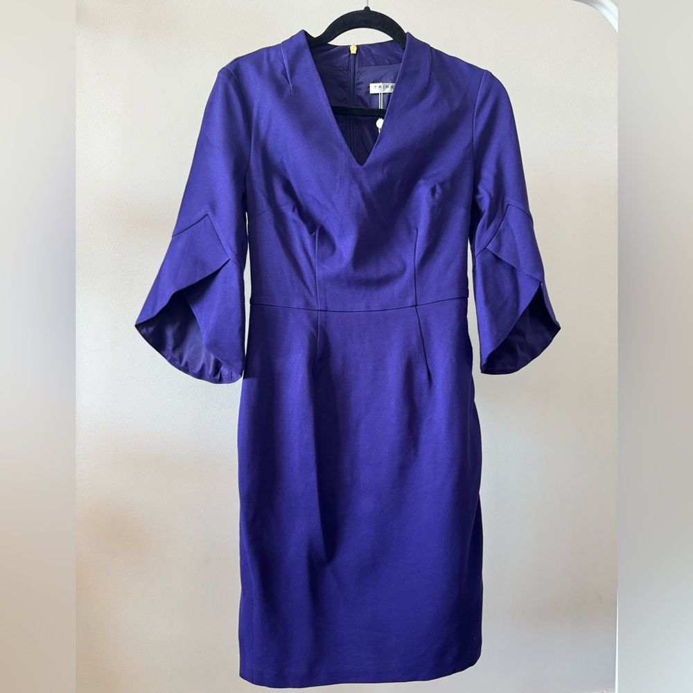 Trina Turk Vibrant Purple Swish Dress
